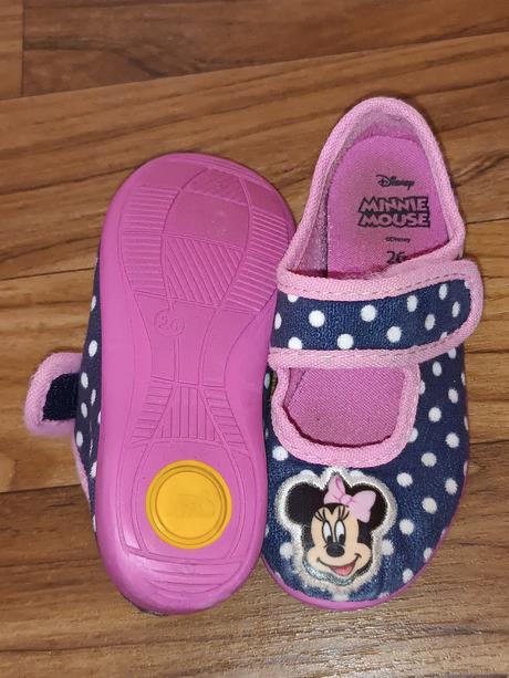 Dívčí bačkory s myškou minnie, vel. 26, 26