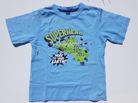 L230	chlapecké triko s kr. rukávem superhero v.122, tu,122