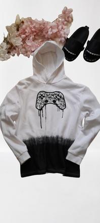 Juniorská mikina s potiskem playstation, h&m,158