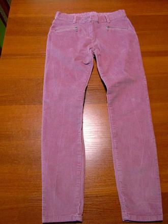 Dívčí manžestrové kalhoty vel 152-158, f&f,158