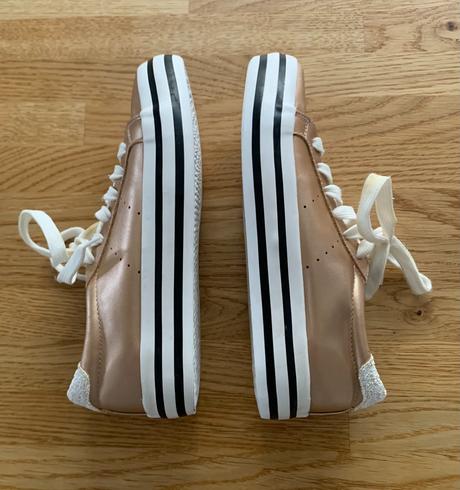 Boty & tenisky růžovo-zlaté u&me vel.36, 36