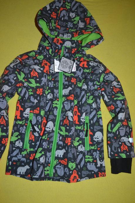 Softshellová bunda wolf a otepl.kalhoty,na 3roky, wolf,98
