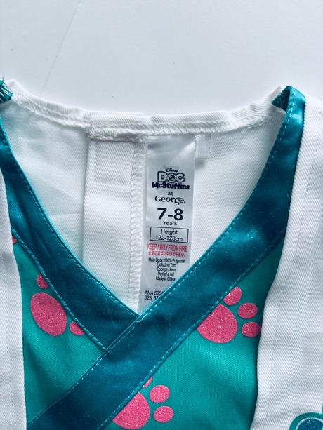 An19/ kostým doktrotka plyšáková - v.7/8 let, 