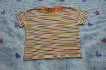 Prouhaté bavlněné triko 98/104, h&m,98