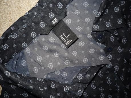Transparentní košile bez rukávu zn h&m vel 36, h&m,s
