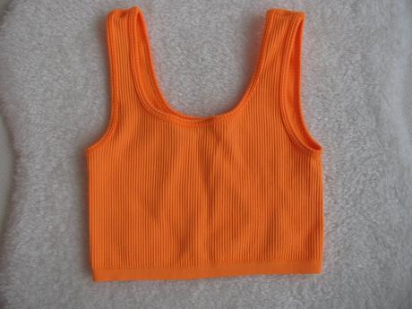 Dámské, dívčí žebrované crop top tričko, 32