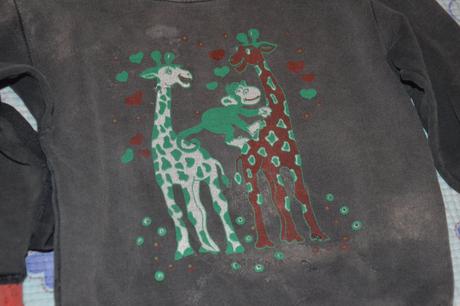 98/104 2x mikina, silnější triko, 98