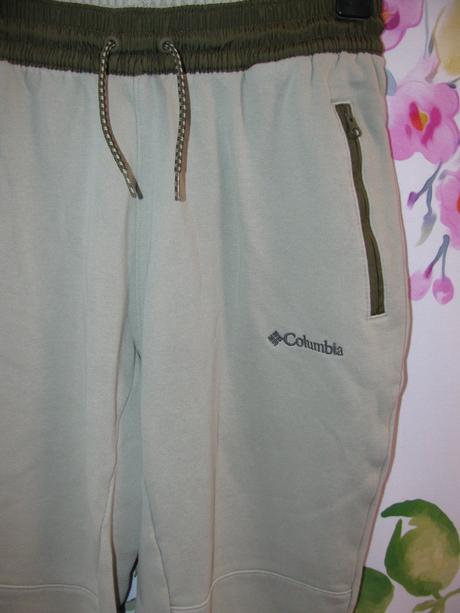 Bavlněné sv.zelené tepláky columbia unisex, columbia,s