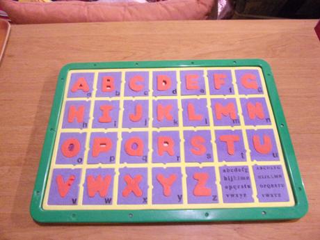 Puzzle abeceda s magnety, 