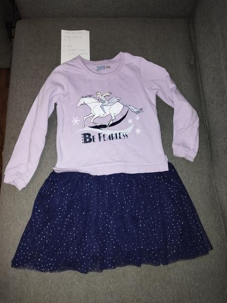 Šatičky frozen lupilu,vel.122/128, lupilu,122