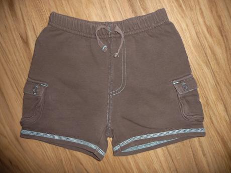 Hnědé kraťasy george 12-18m- vel.86, george,86