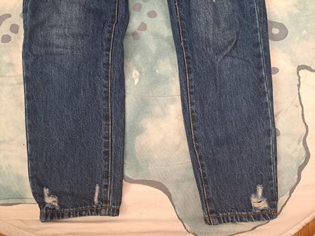 Trhané džíny, denim,s