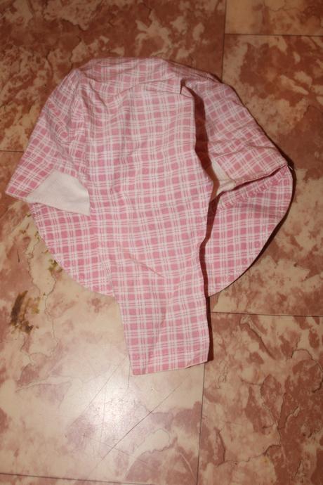 Dívčí pirátka proužky, kostičky obv. 39 - 41 cm, 74