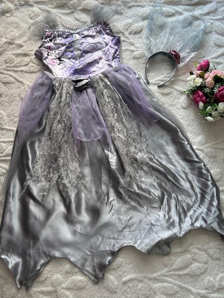 An28/ kostým mrtvá nevěsta- v.9/10 let / zn. f&f, 