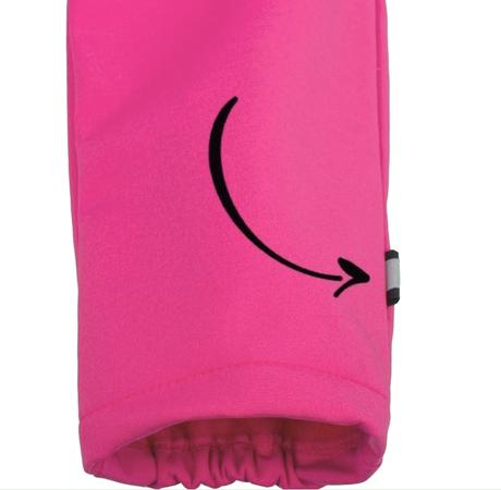 Holčičí softshellové kalhoty unuo s fleecem růžové, unuo,128 / 134