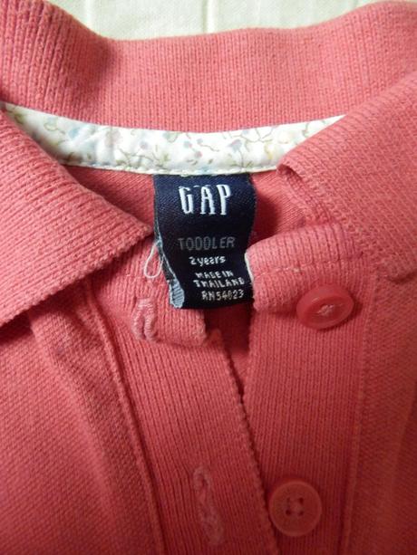 Tričko s límečkem+rifle gap, vel. 18-24 m, gap,92