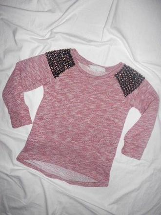 Nádherná úpletová mikina se cvokama, young dimension,110