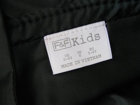 Dívčí černá minisukně z umělé kůže, f&f,116