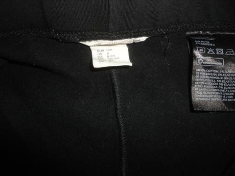 Teplákové legíny hm, vel. 8-9 let, h&m,128