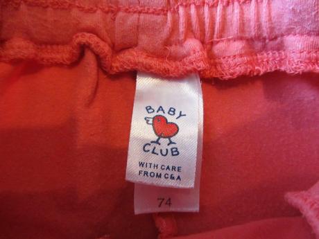 Kraťásky pro holčičku., baby club,74