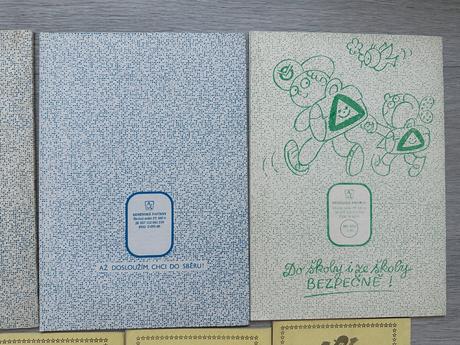 Sada retro sešitů, 9 ks,