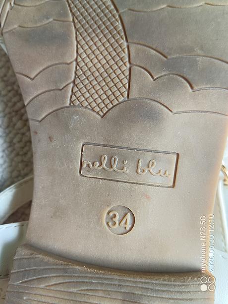 Sandálky zn."nelli blu" vel."34" bílá, nelli blu,34