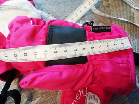 Rukavice nošené značkové- ziener 2-3roky, 74