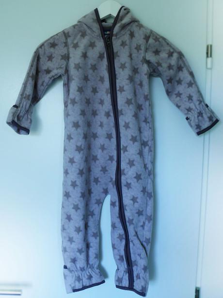 Šedý fleecový overal, lupilu,86