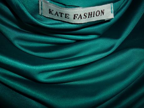 Zelené šaty kate fashion, s