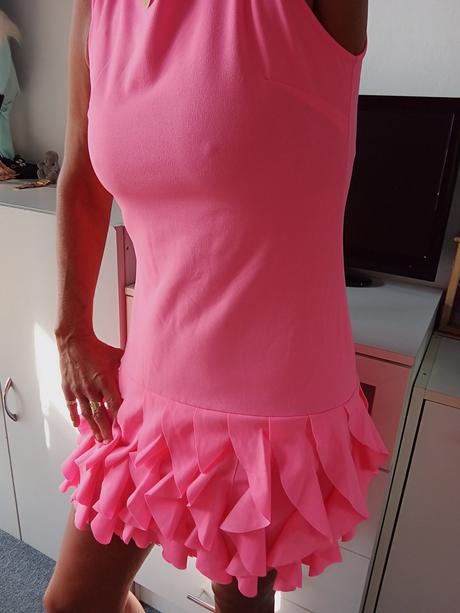 Neonové šaty "made in italy" vel."m", m