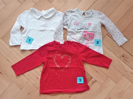 Triko dlouhý rukáv h&m 80, h&m,80