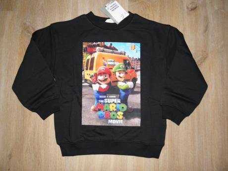 Nová mikina se super mariem zn. h&m vel.110/116, h&m,110 / 116