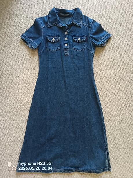 Šaty zn."timeout medium denim" vel."34", denim,34