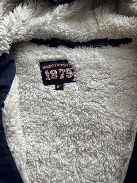 K1/ mikina modrá zateplená - v.164, 164