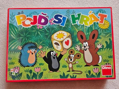 Dětská hra pojď si hrát krtek - člověče, nezlob se,