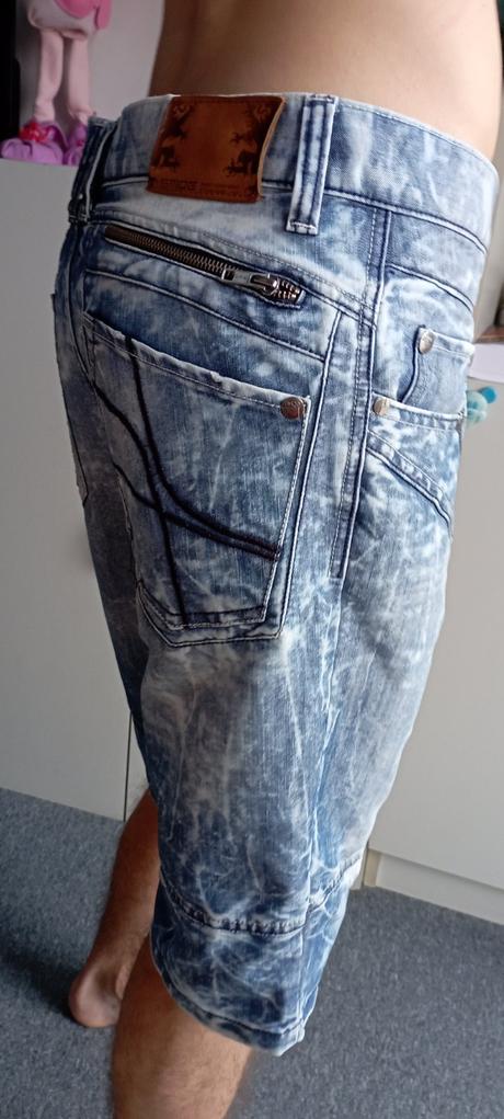 Riflové šortky zn."smog" vel."m", m