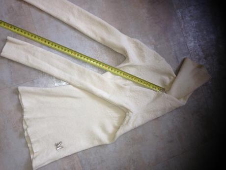 Béžový rolák pura lana xxs max mara brož s "m", xs