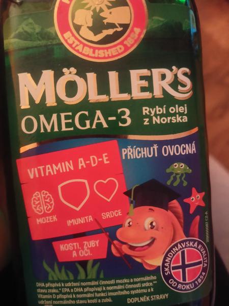 Jak správně dávat rybí tuk Möller's dětem od 3 let?