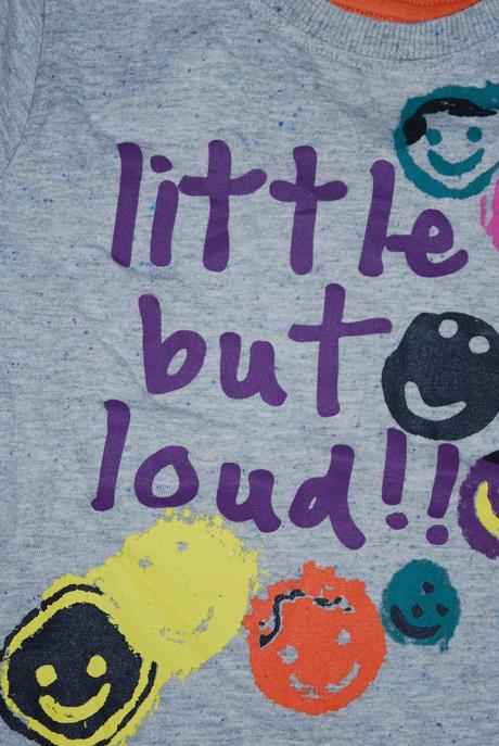 Tričko s nápisem a smajlíky, next,86