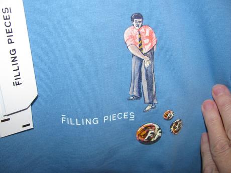 Bavlněné chlapecké, pánské tričko filling pieces, xs