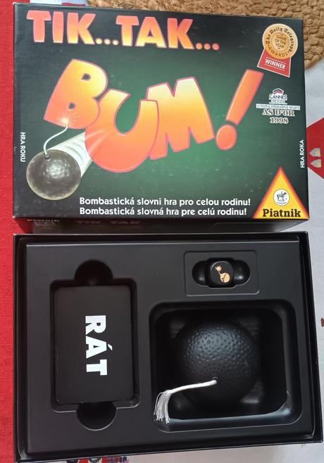 Tik tak bum společenská hra s tikající bombou, 