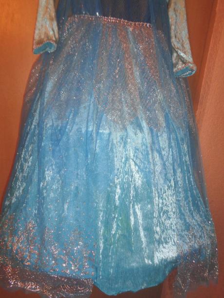 Karneval - luxusní šaty ledová královna - 7 -8 let,