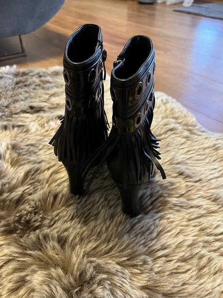 Elegantní kožené kozačky, 37