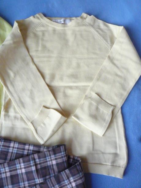 Set 3ks legíny + svetr + triko 146-152, zara,146