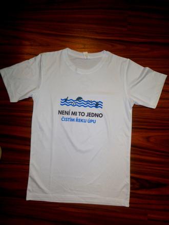 Bílé funkční tričko, m