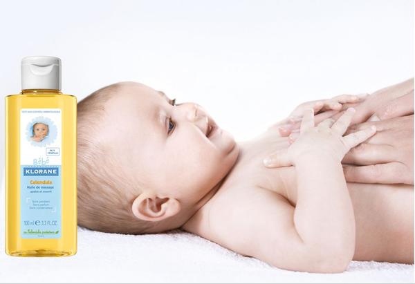 Vyhrajte 3x Klorane Bébé Masážní olej s měsíčkem!