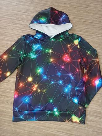 Barevná mikina vel.146/152(10-12let), 146