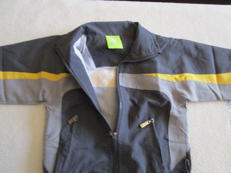 Nová šedá jarní bunda, síťovaná podšívka, 92