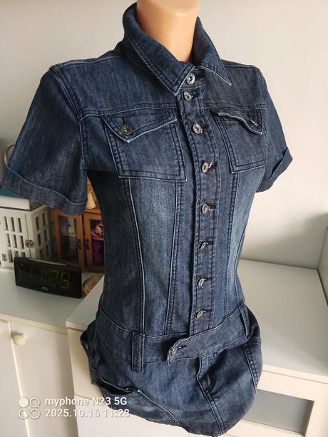 Šaty riflové zn."dromedar" vel."m", dromedar,m