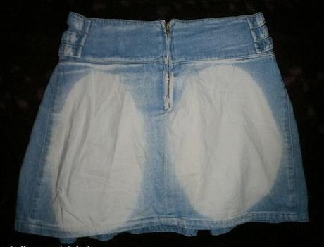 Lehká - džínová sukýnka na vel.s-m, s